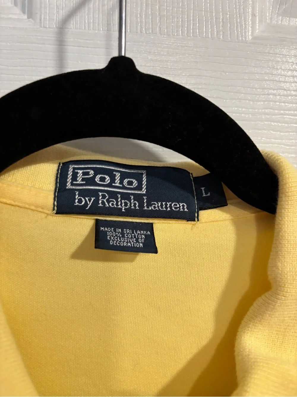 Polo by Ralph Lauren Men’s Yellow Classic Polo Shirt